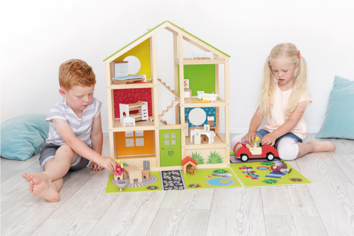 Poppenhuis set compleet XL