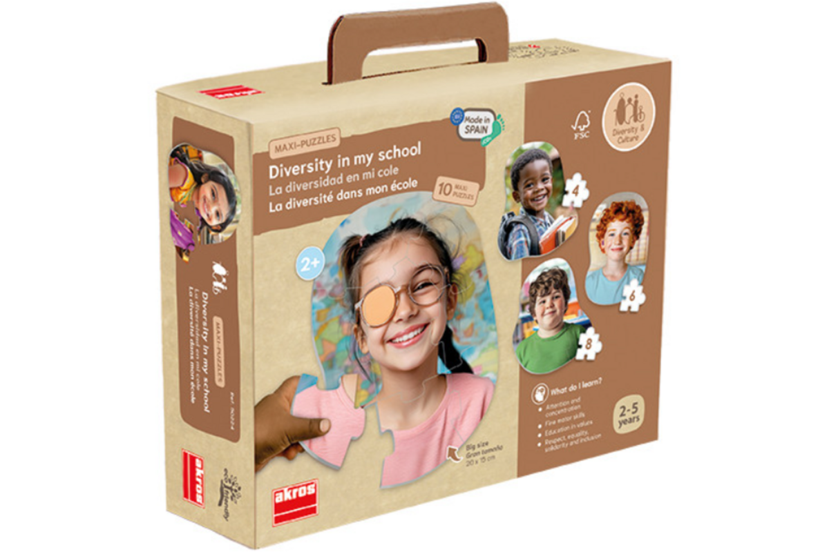 Diversiteitpuzzel, in mijn school