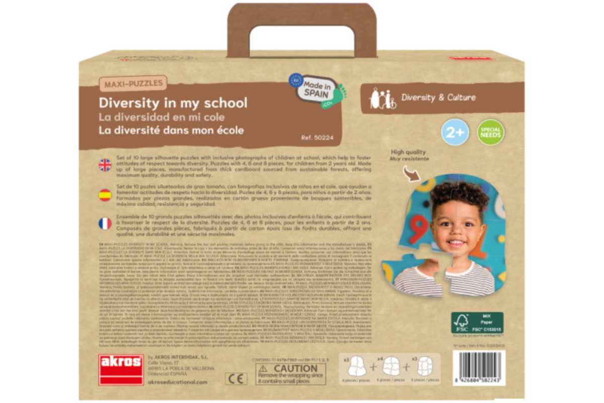 Diversiteitpuzzel, in mijn school