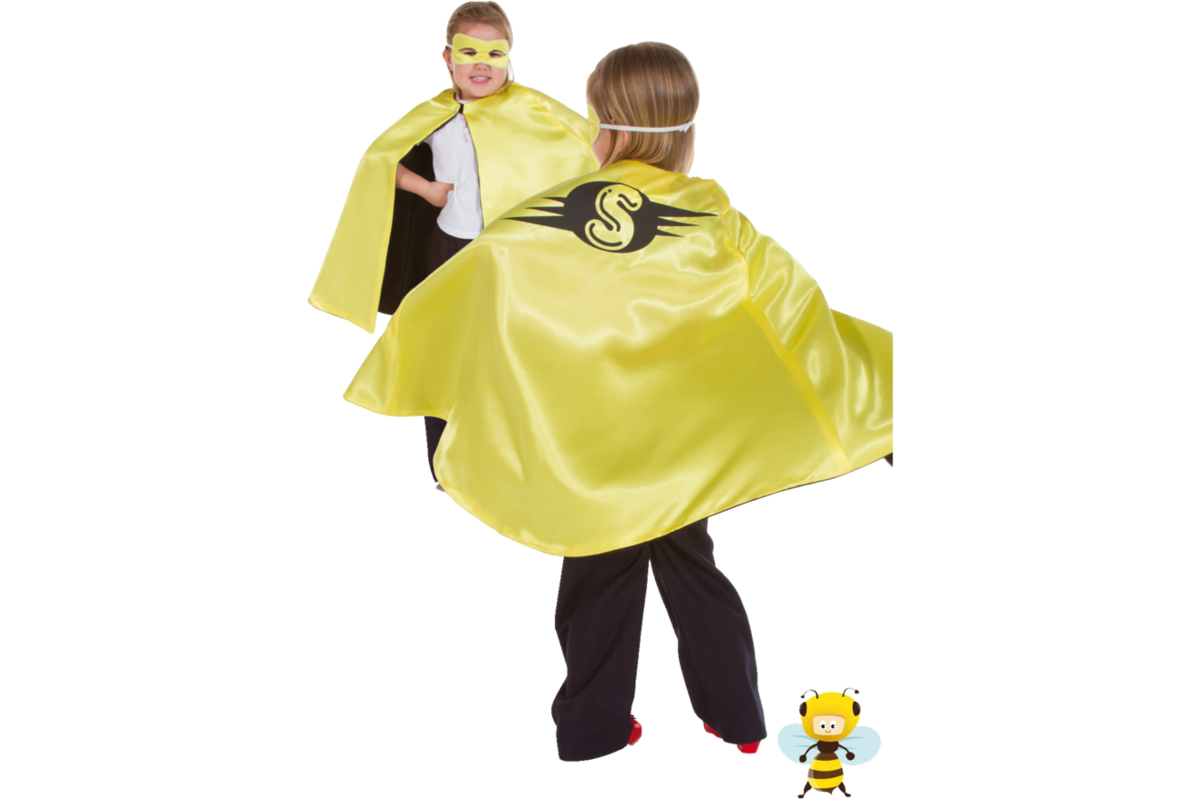 Verkleedkleding superhelden set van 4, 4-7 jaar