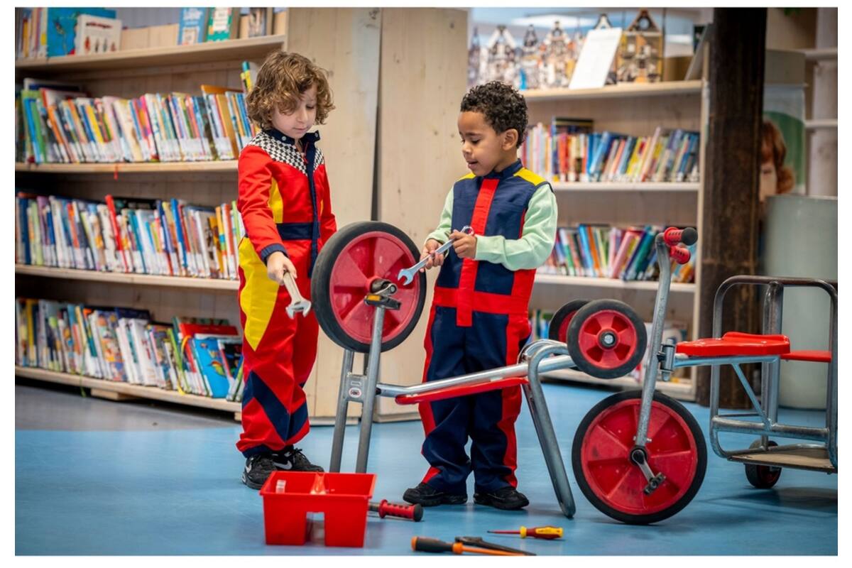 Coureur verkleedkleding (4-7 jaar)