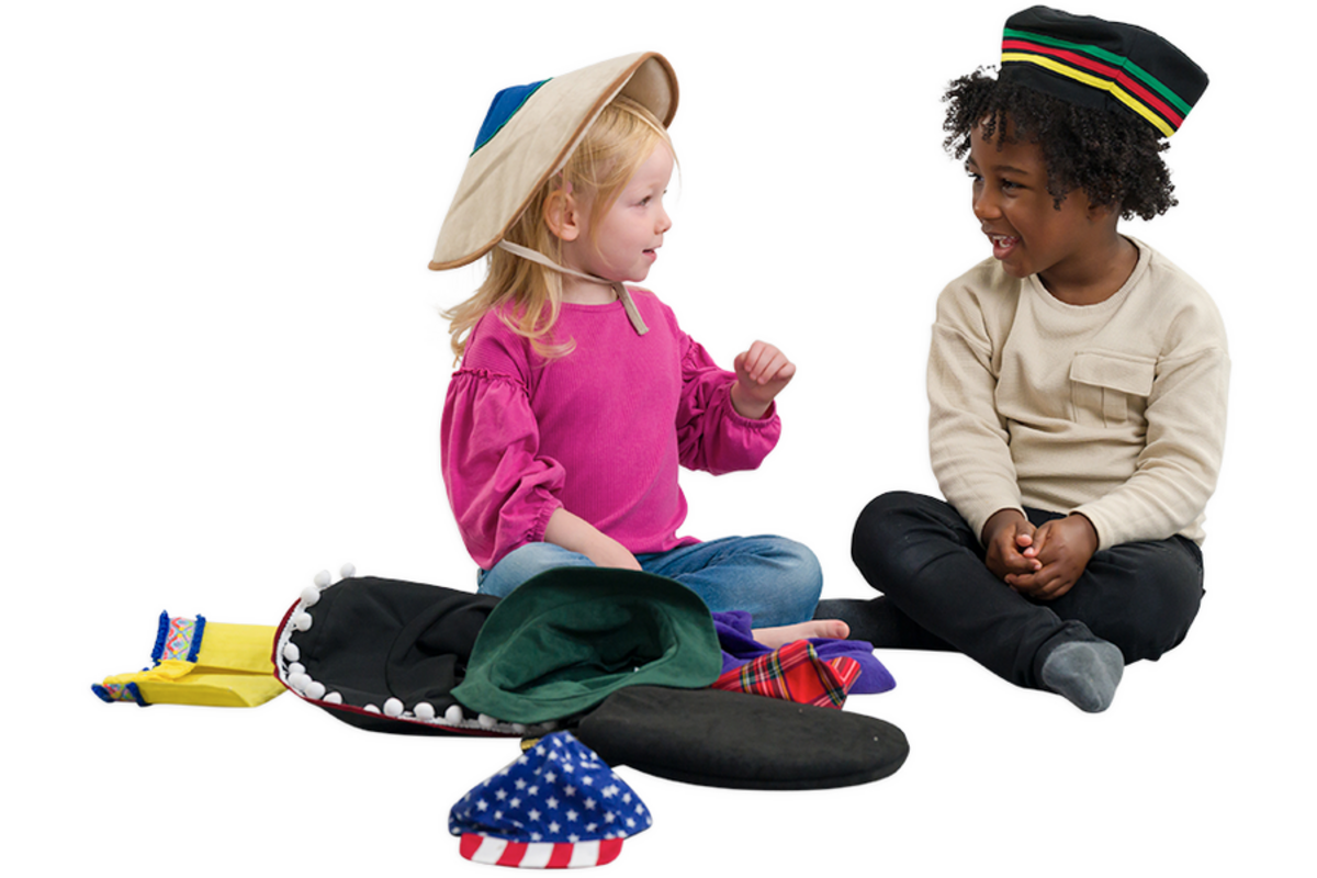 Verkleedkleding | Hoeden uit de hele wereld, set van 9 stuks