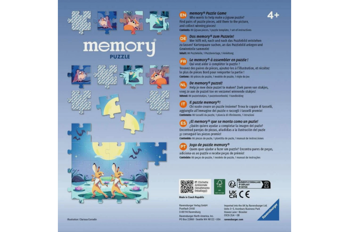 Memory® Puzzle Dieren