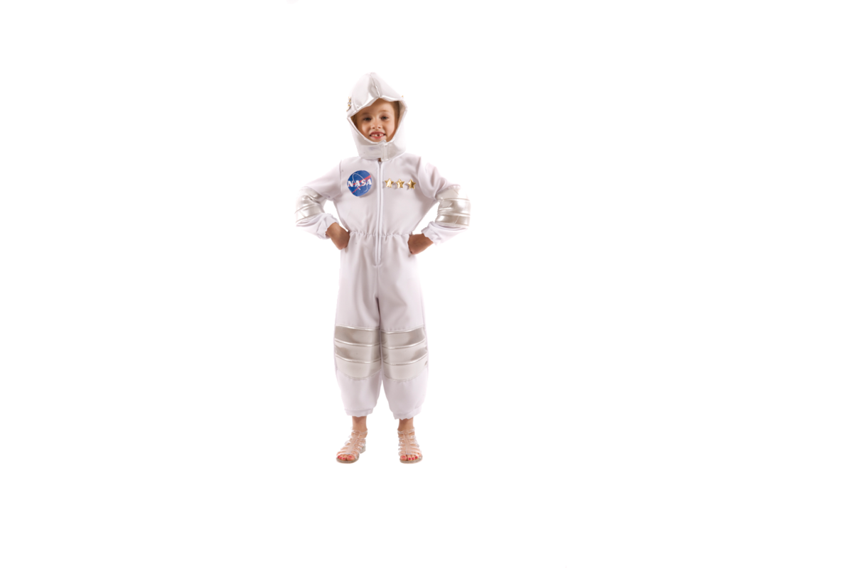 Verkleedkleding ECO astronaut, 4-7 jaar