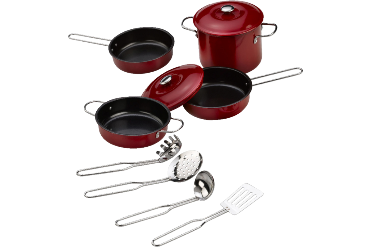 Kookset accessoires van metaal, 11 stuks