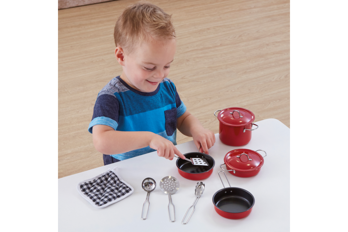 Kookset accessoires van metaal, 11 stuks