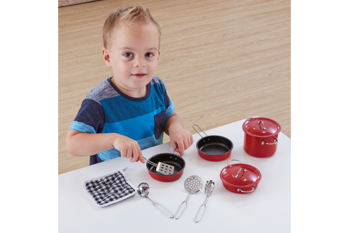 Kookset accessoires van metaal, 11 stuks