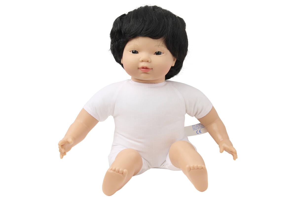 Pop zacht Aziatisch met lang haar, 40 cm, Les Pluminis
