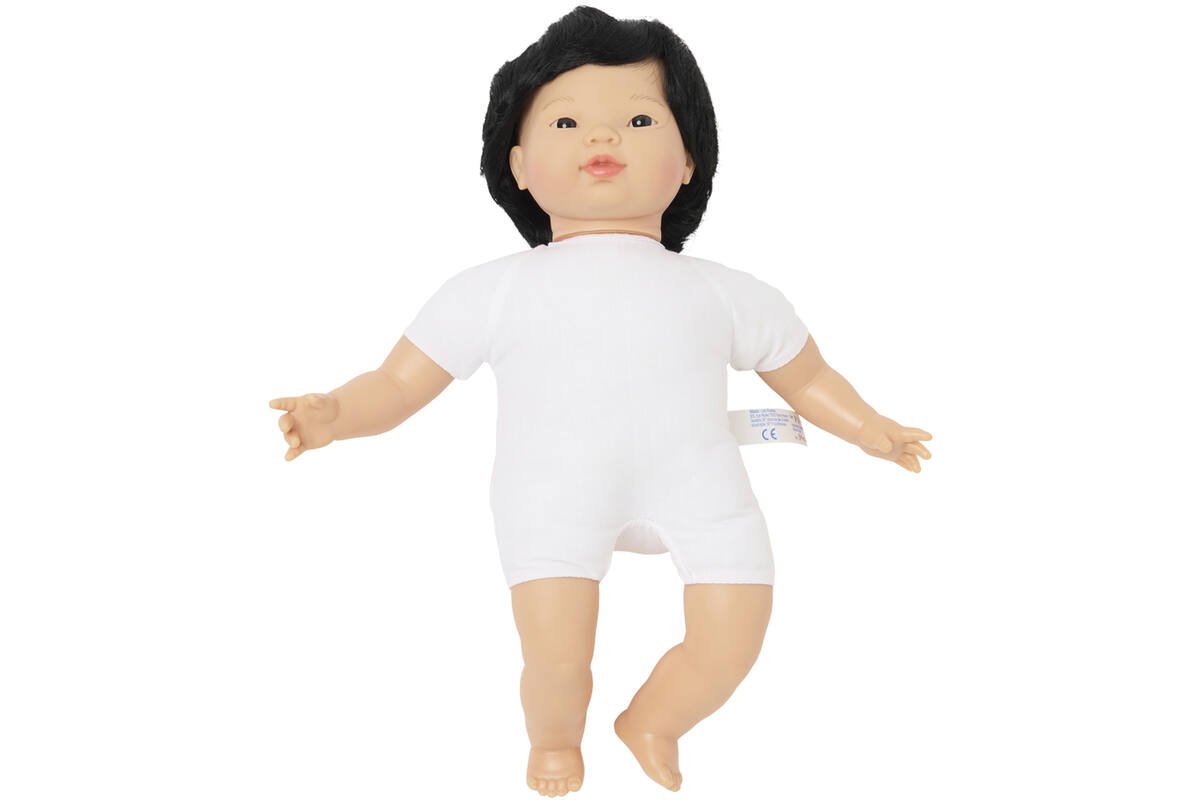 Pop zacht Aziatisch met lang haar, 40 cm, Les Pluminis