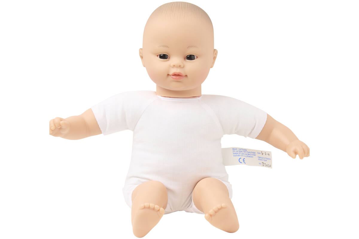 Pop zacht Aziatisch zonder haar, 30 cm, Les Pluminis