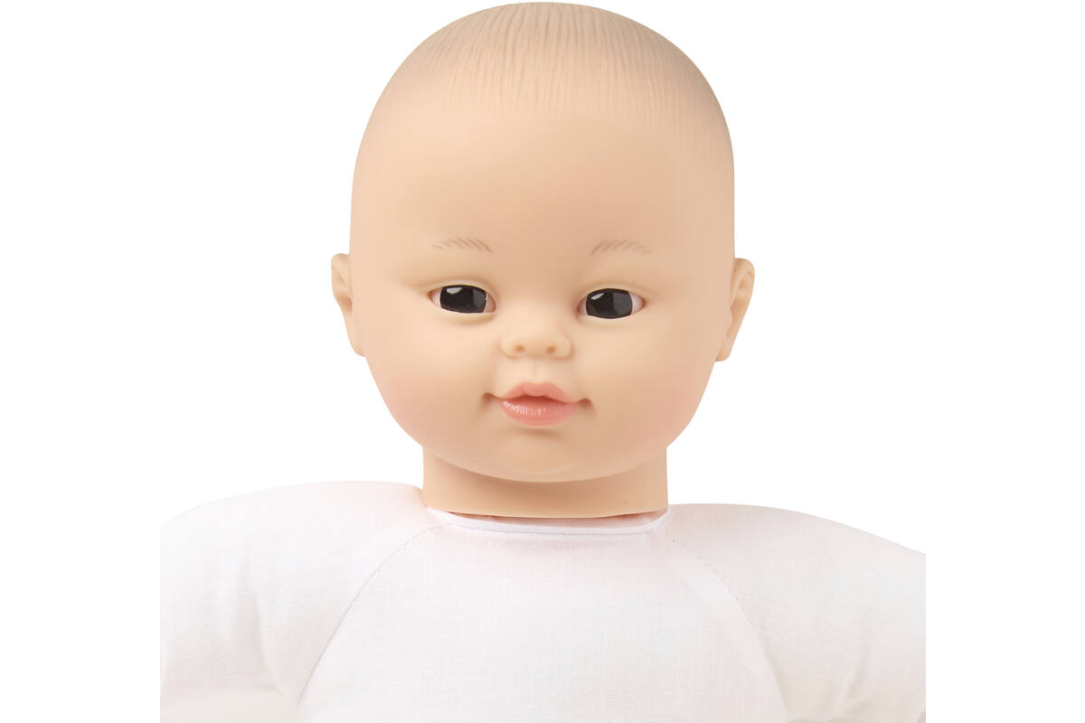 Pop zacht Aziatisch zonder haar, 30 cm, Les Pluminis