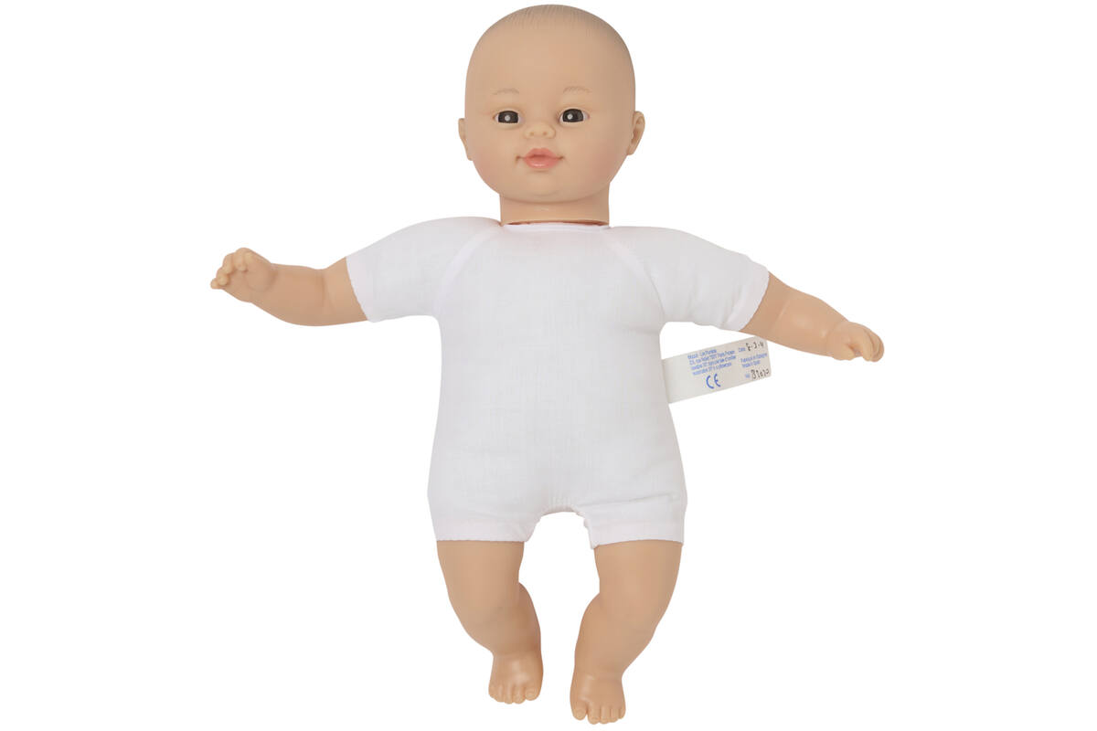 Pop zacht Aziatisch zonder haar, 30 cm, Les Pluminis