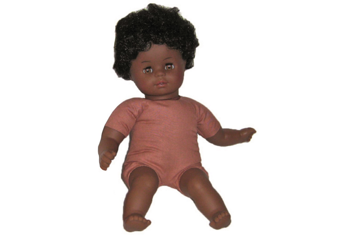 Pop zacht Afrikaans met kort haar, 30 cm, Les Pluminis