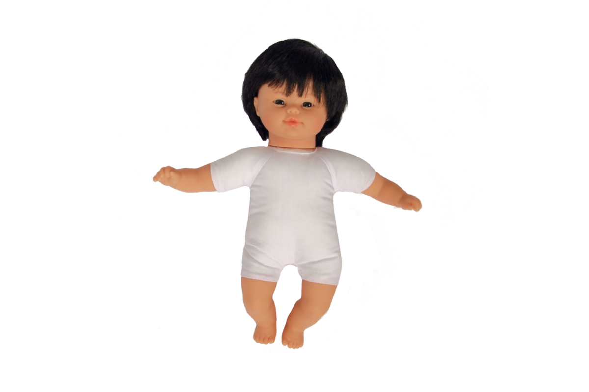 Pop zacht Aziatisch met kort haar, 30 cm, Les Pluminis
