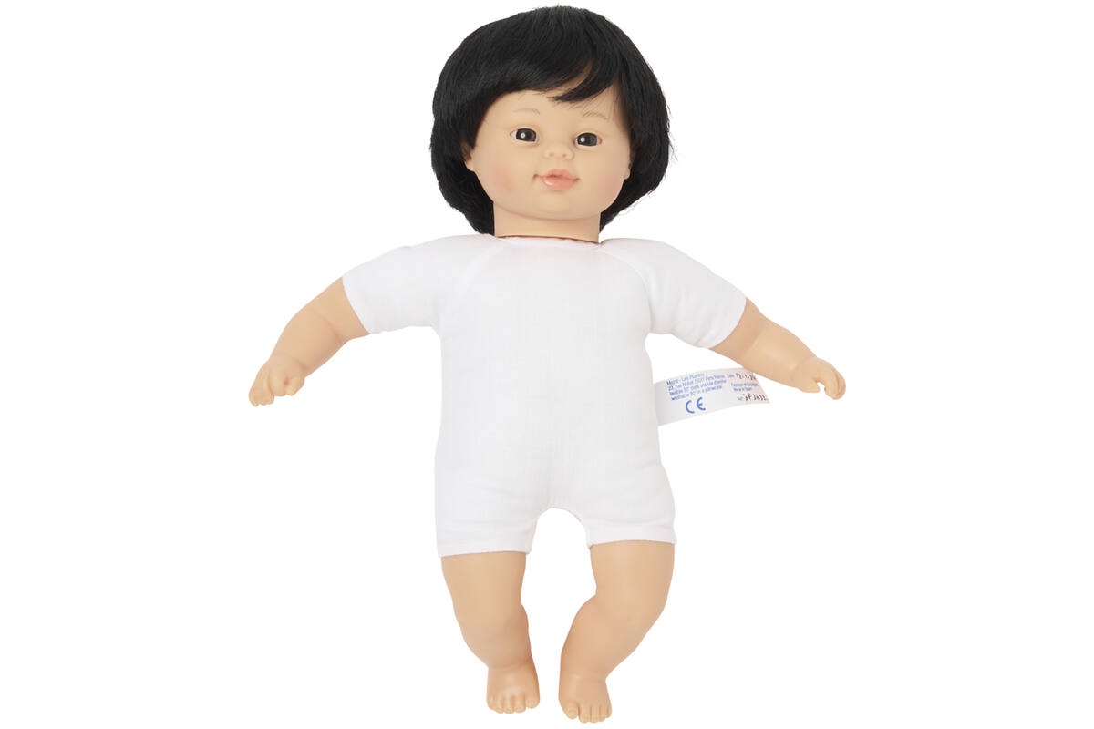 Pop zacht Aziatisch met lang haar, 30 cm, Les Pluminis