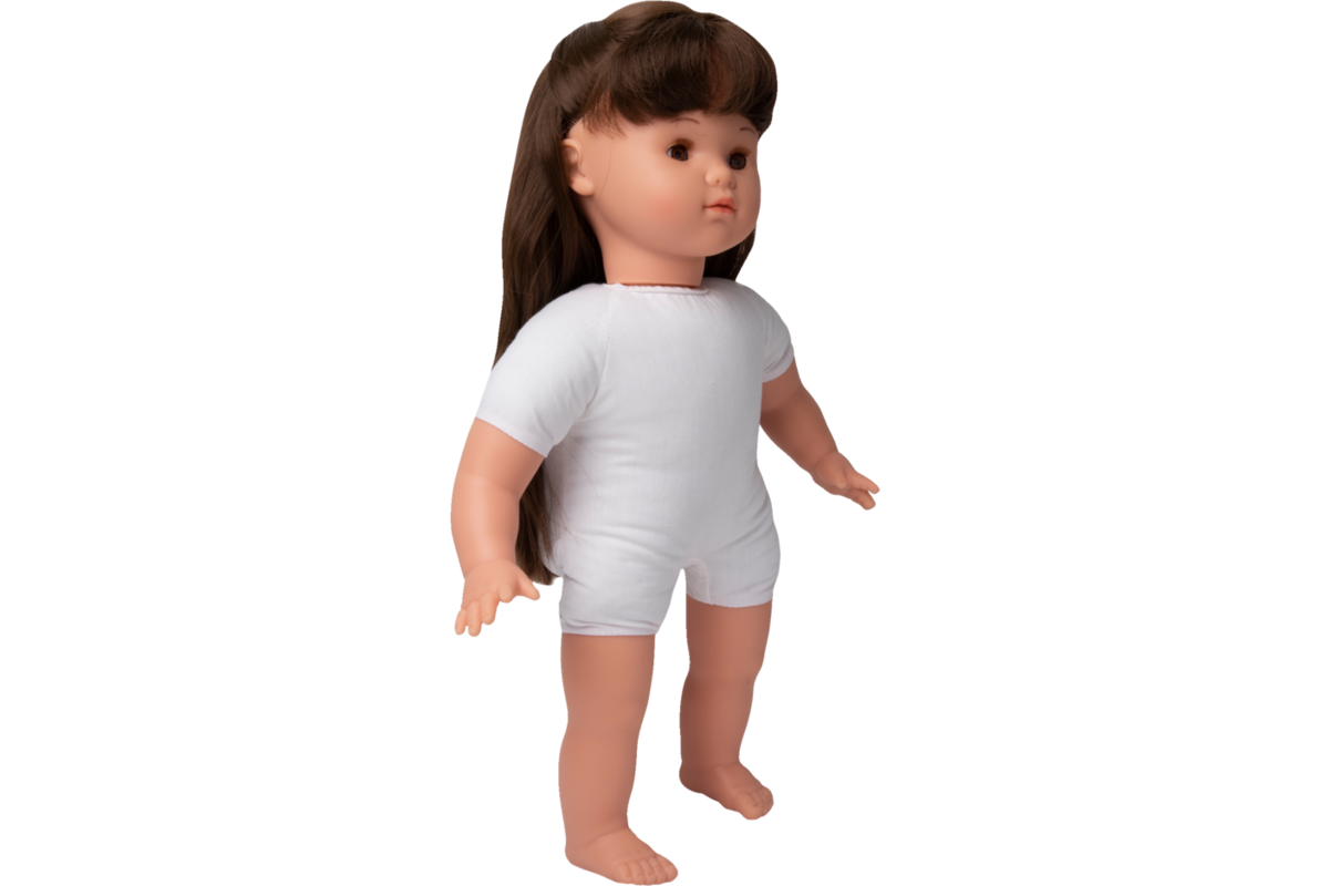 Pop meisje Oriëntaal met haar, 45 cm, Les Pluminis