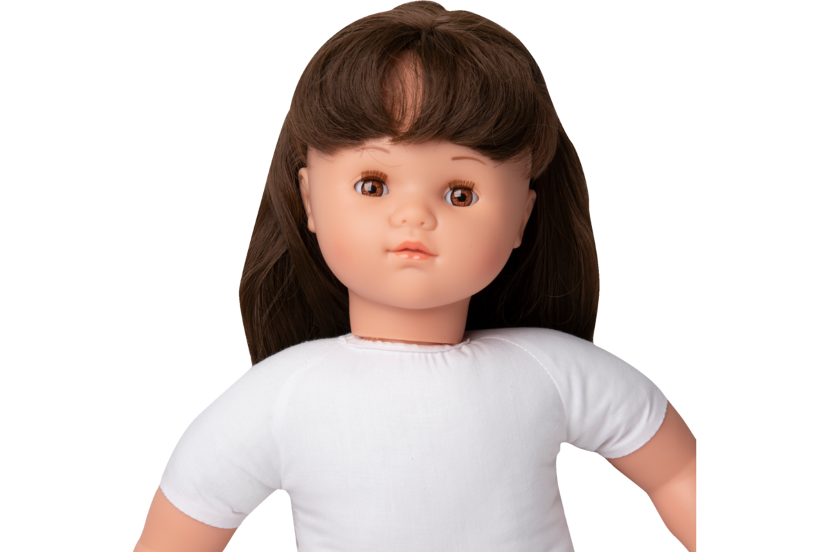 Pop meisje Oriëntaal met haar, 45 cm, Les Pluminis