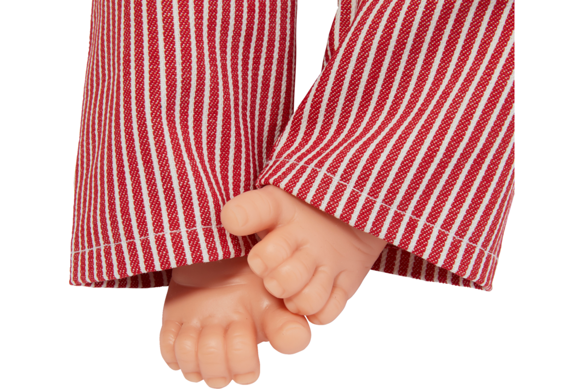Pop meisje Europees met haar en kleding, 40 cm, Les Pluminis