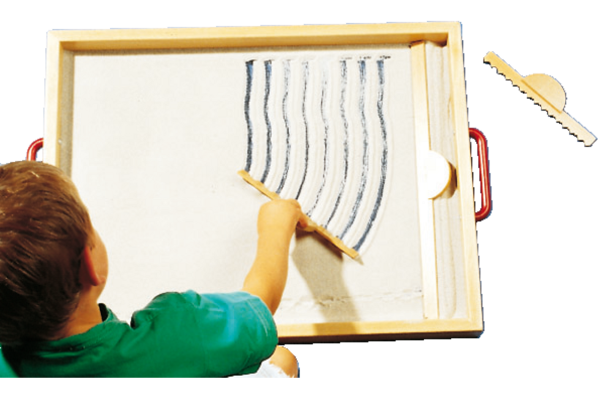 Plezandtafel - tafel inclusief zand en latjes