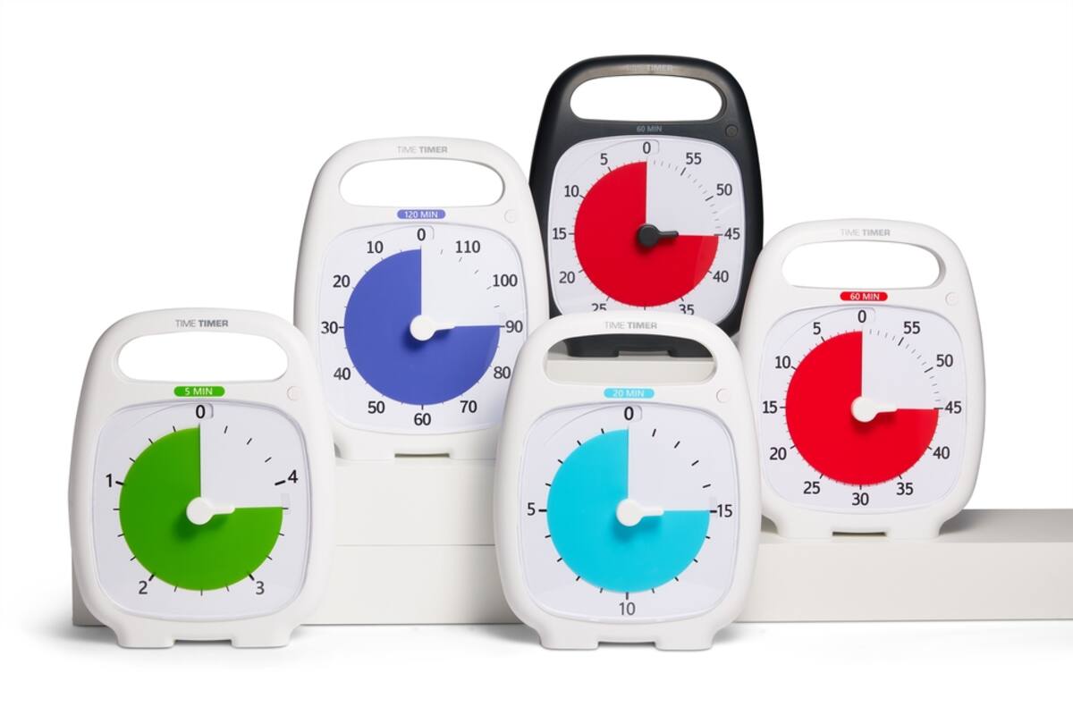 Time Timer Plus 20 minuten, wit