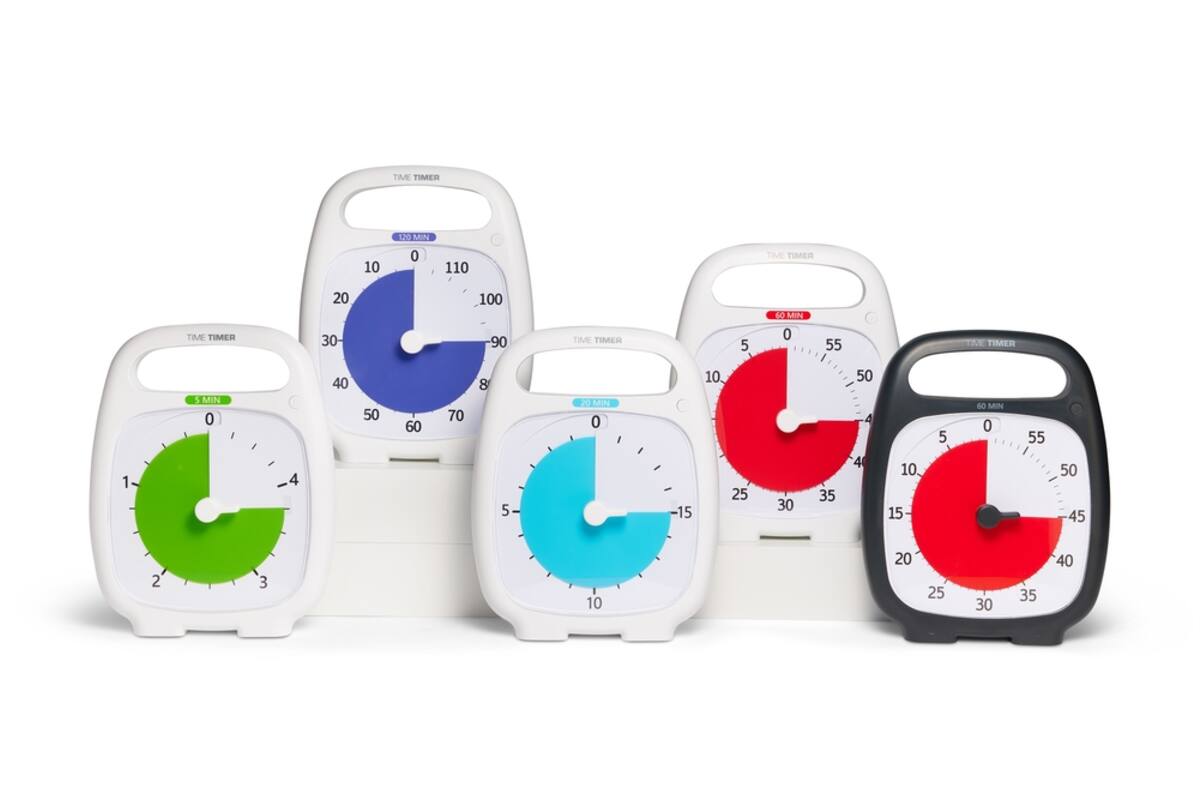 Time Timer Plus 120 minuten, wit