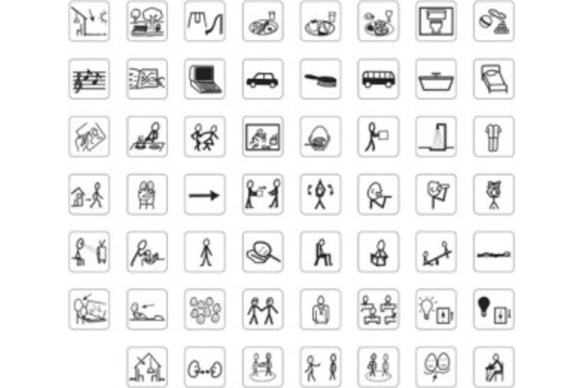 Visual Schedule Kit – Large (set van 5 blanco kaarten en 2 stickervellen)