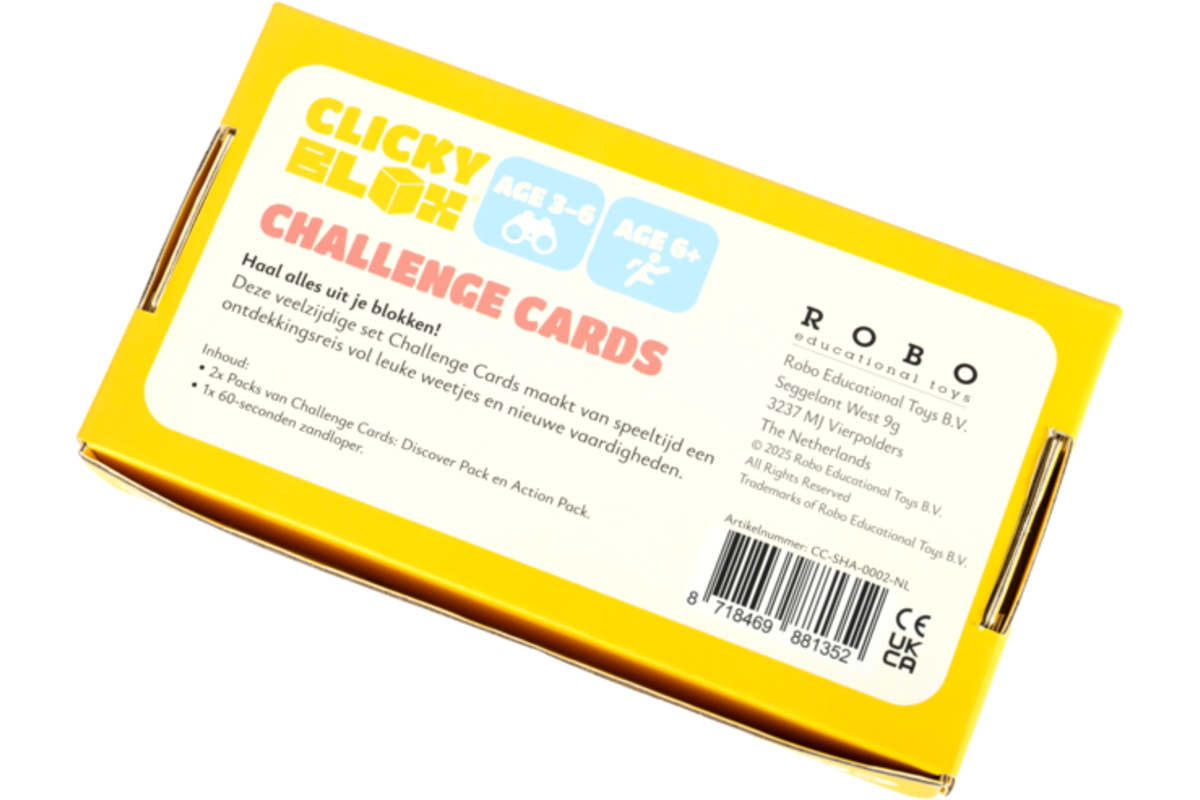 Clickyblox Challenge Cards - Vormen