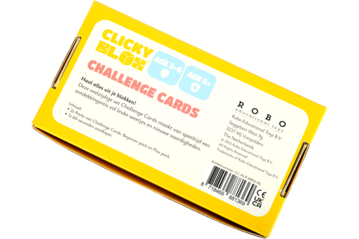 Clickyblox Challenge Cards - Alfabet