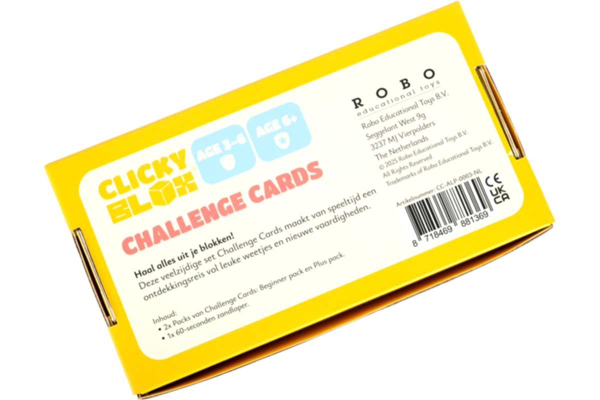 Clickyblox Challenge Cards - Alfabet