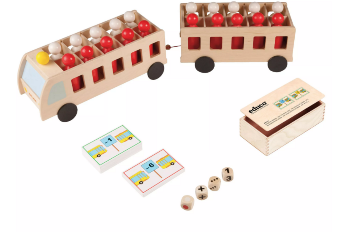Rekenbus met aanhanger - maxi