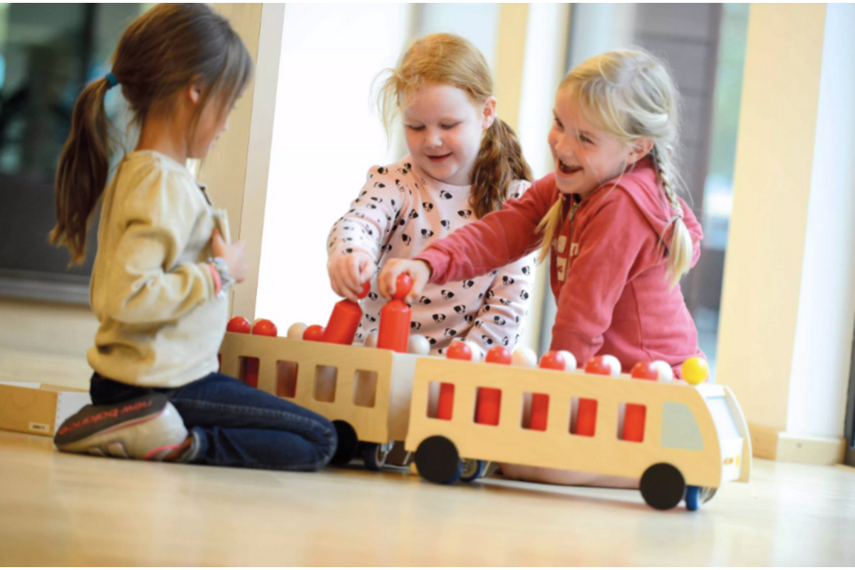 Rekenbus met aanhanger - maxi