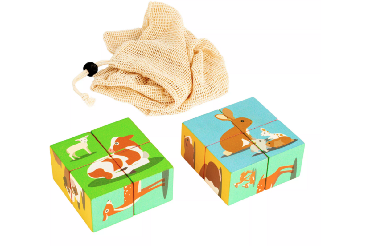 Blokkenpuzzel, dieren