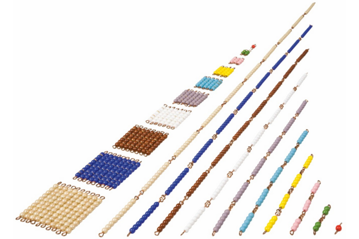 Korte ketting losse kralen glas
