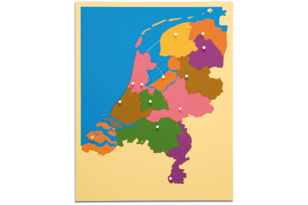 Inlegkaart Nederland