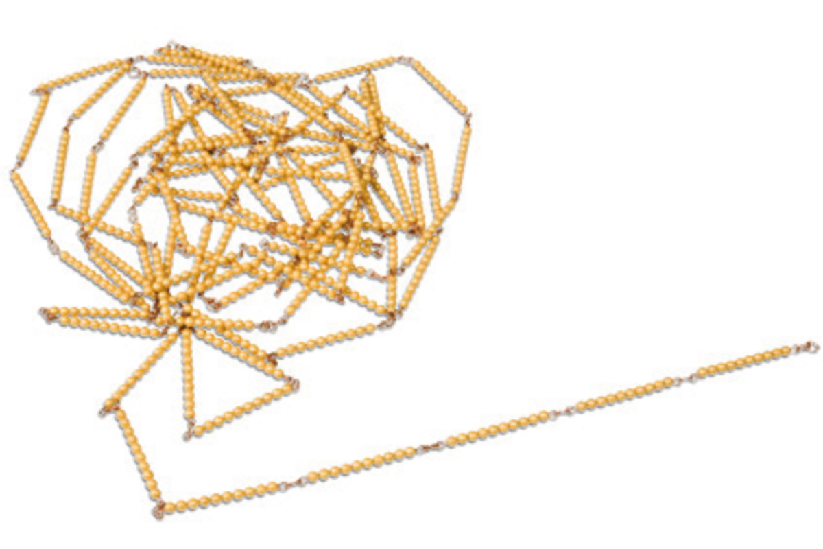 Duizendketting losse kralen