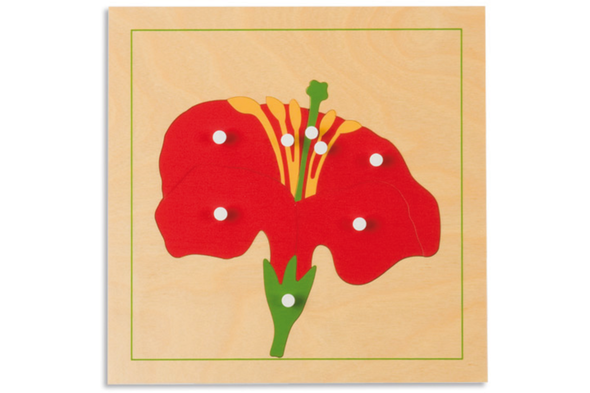 Botanische puzzel bloem