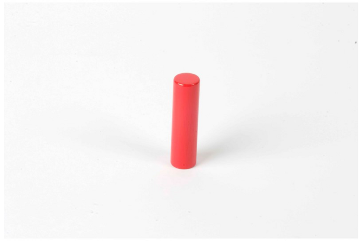 Gekleurde cilinder 2e rood