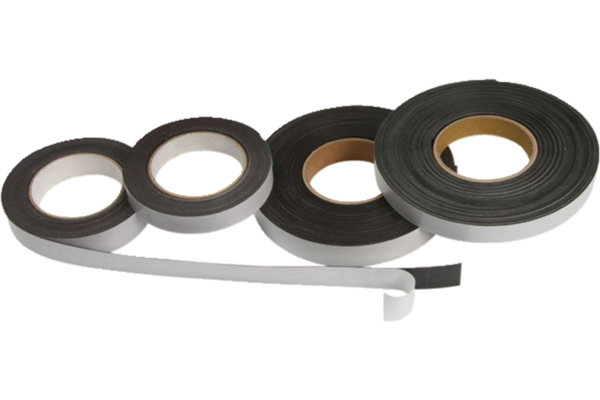 Magnetisch tape 0,7 mm dik, 20 mm breed, 10 m