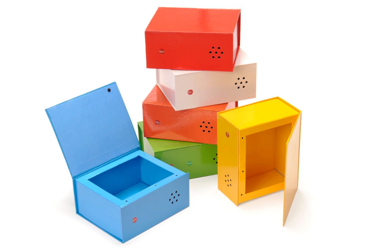 Regenboog vertelboxen