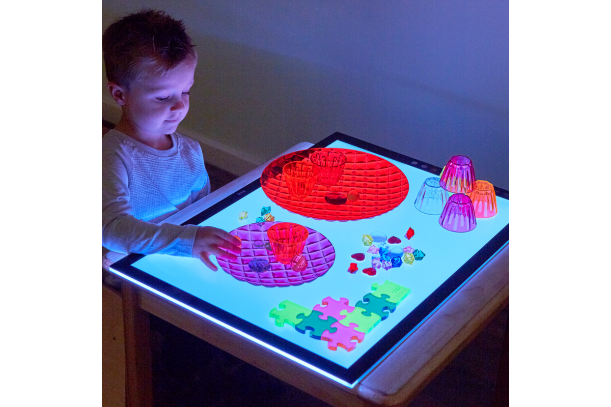 Lichtpaneel met meerdere kleuren licht, A2 formaat
