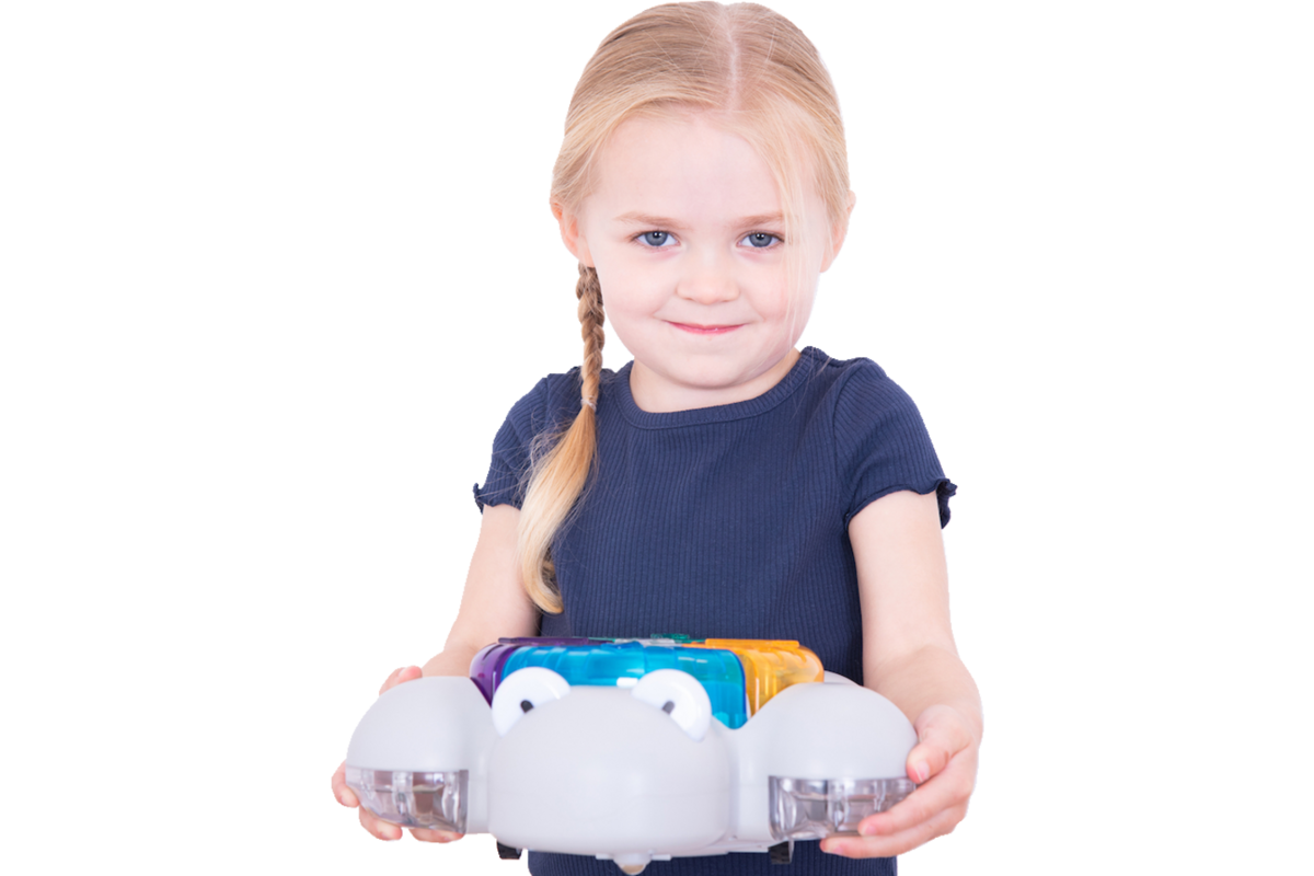 Schildpad lichtgevend en programmeerbaar voor de jongste kinderen