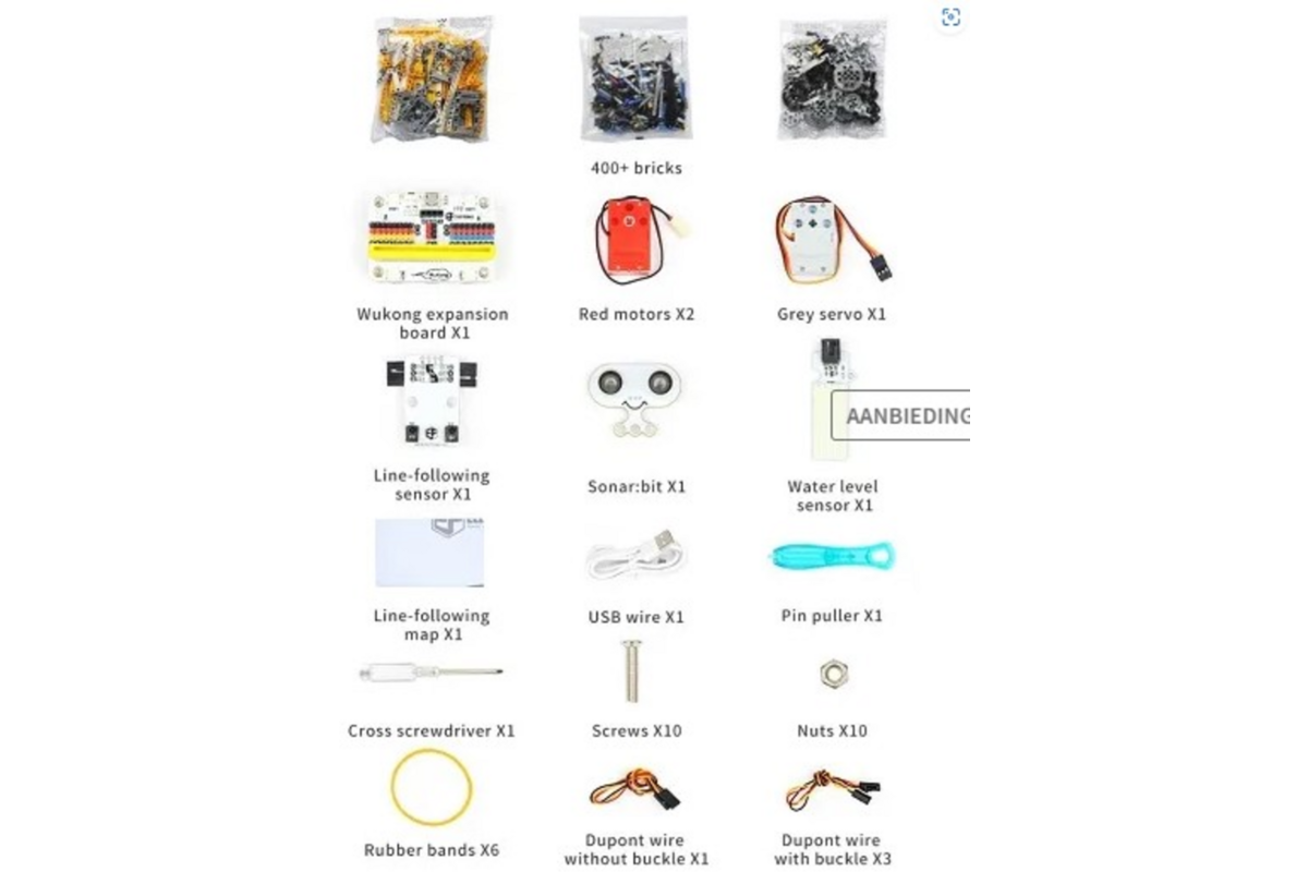 Elecfreaks – 32 IN 1 micro:bit Wonder Building Kit (zonder micro:bit) – [EF08239]
