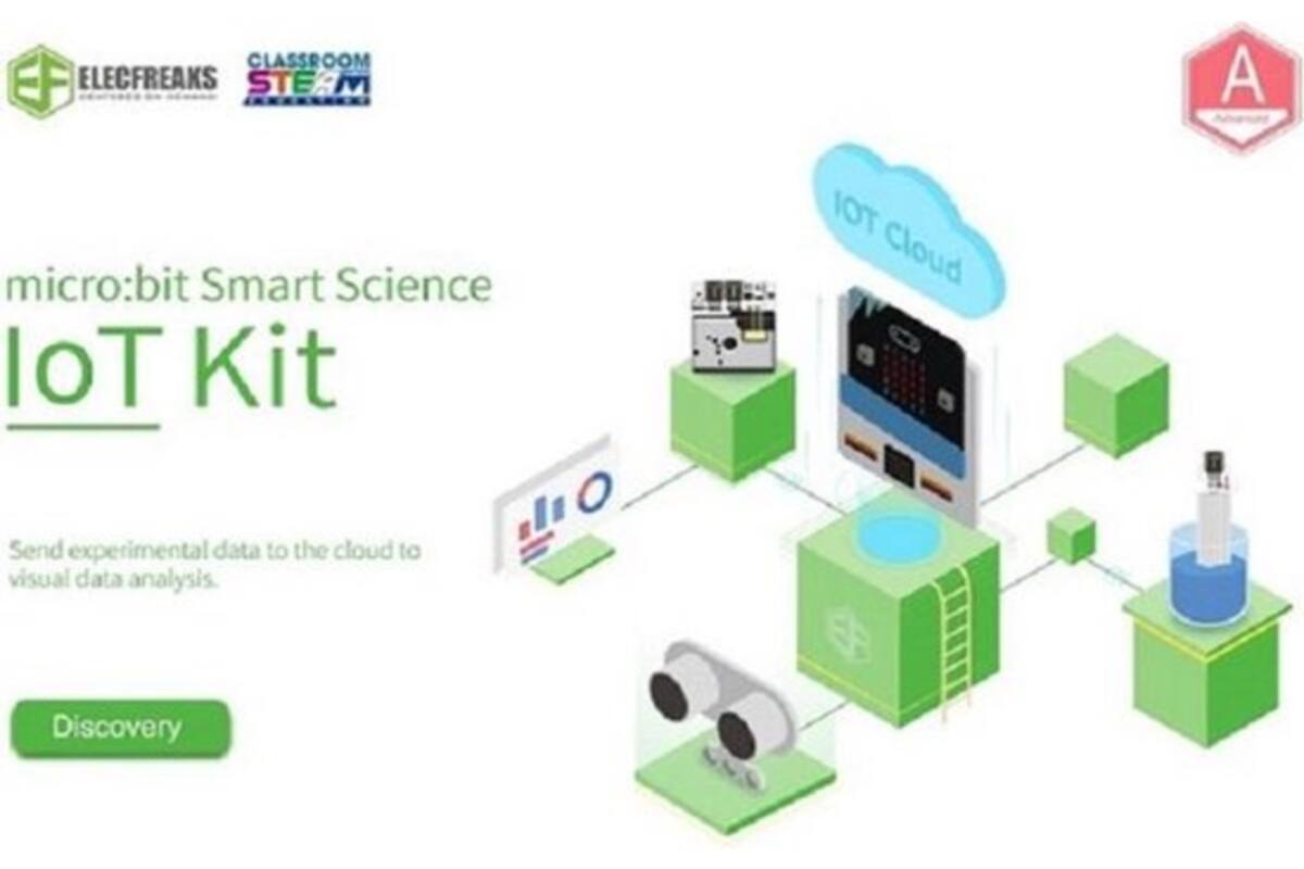 Elecfreaks – Smart Science IoT Kit : micro:bit climate sensors kit for IoT learning [EF08203]