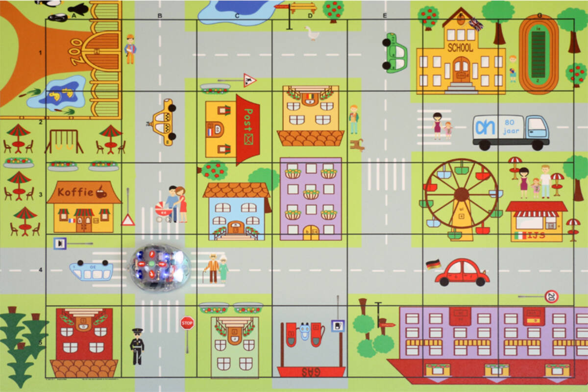Bee-Botles stad (ook geschikt voor Blue-Bot en Primo Cubetto)