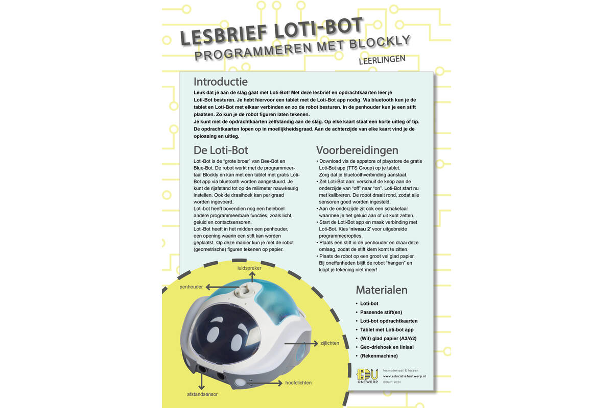 Loti-Bot | opdrachtkaarten, set van 50 stuks