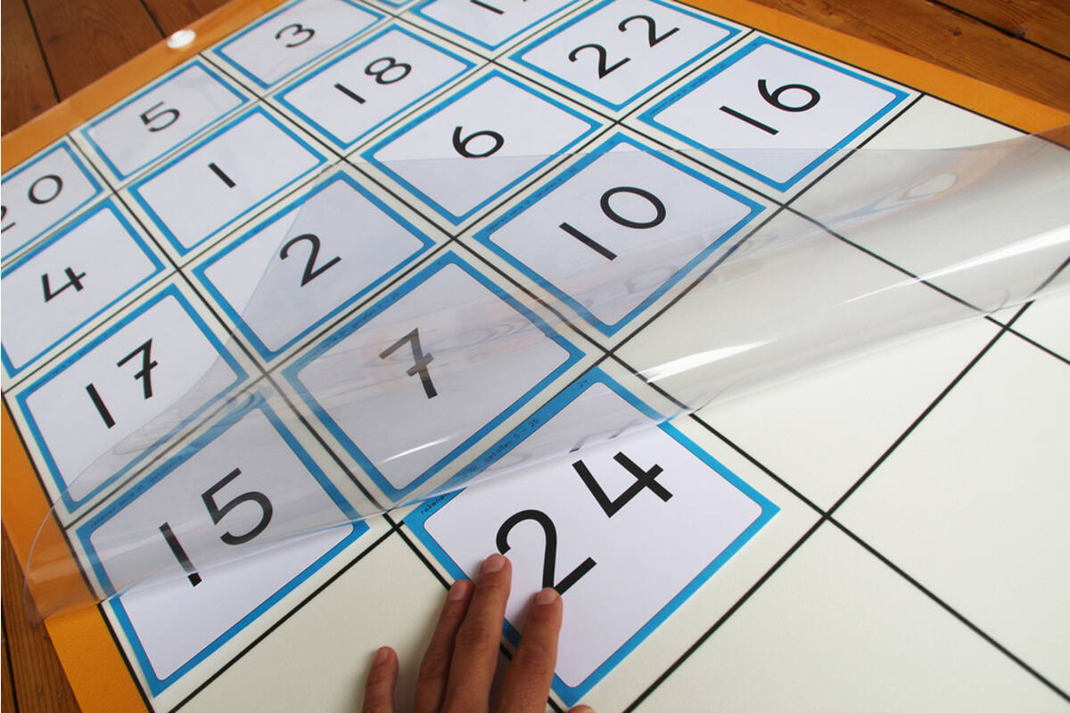 Transparante mat voor Bee-Bot – Blue-Bot en Cubetto