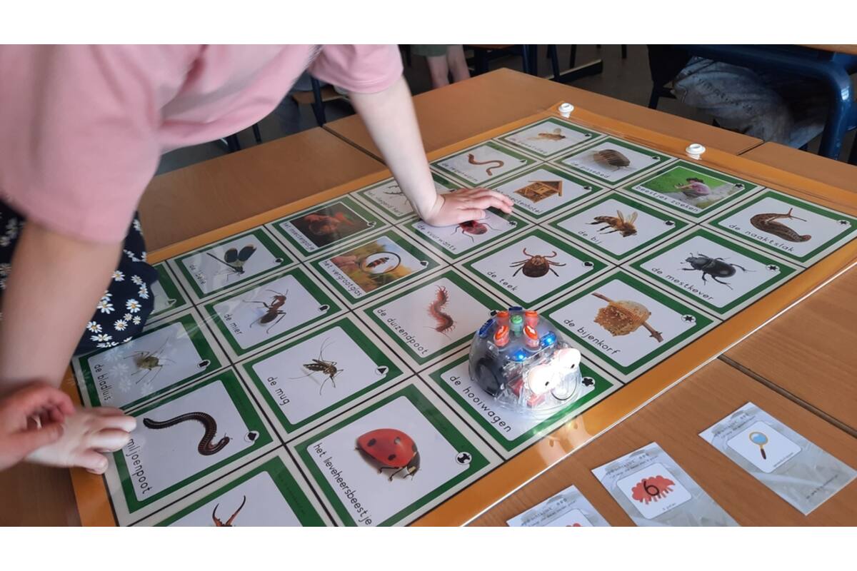 Transparante mat voor Bee-Bot – Blue-Bot en Cubetto