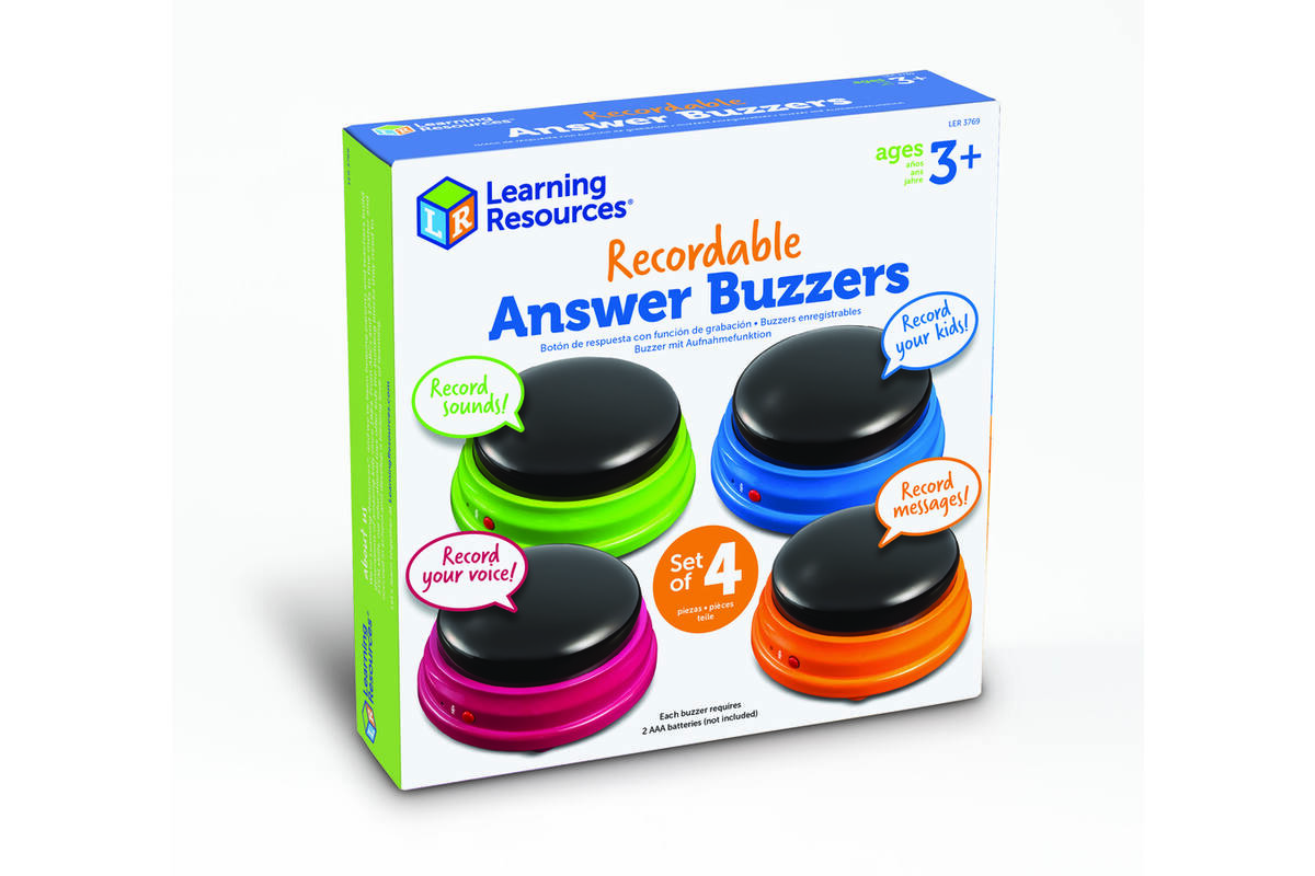 Antwoordzoemers recordable (set van 4)