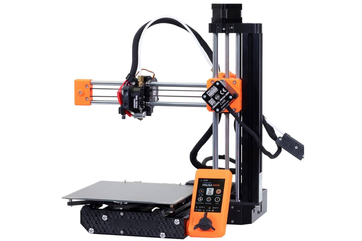 3D printer Prusa mini+ gemonteerd