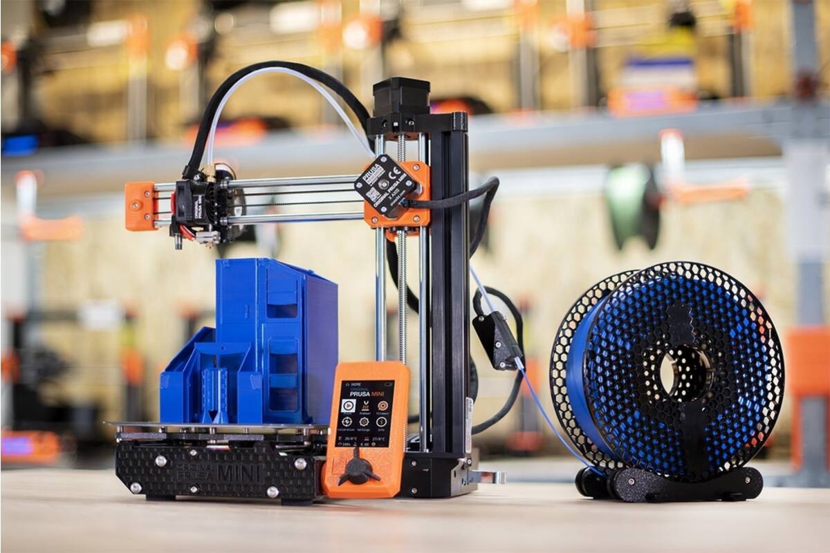 3D printer Prusa mini+ gemonteerd